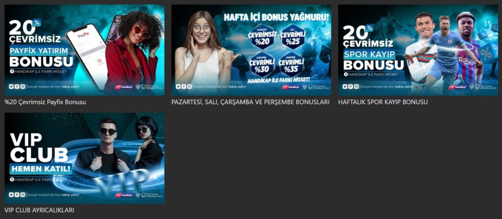 handikap ödeme yapıyor mu