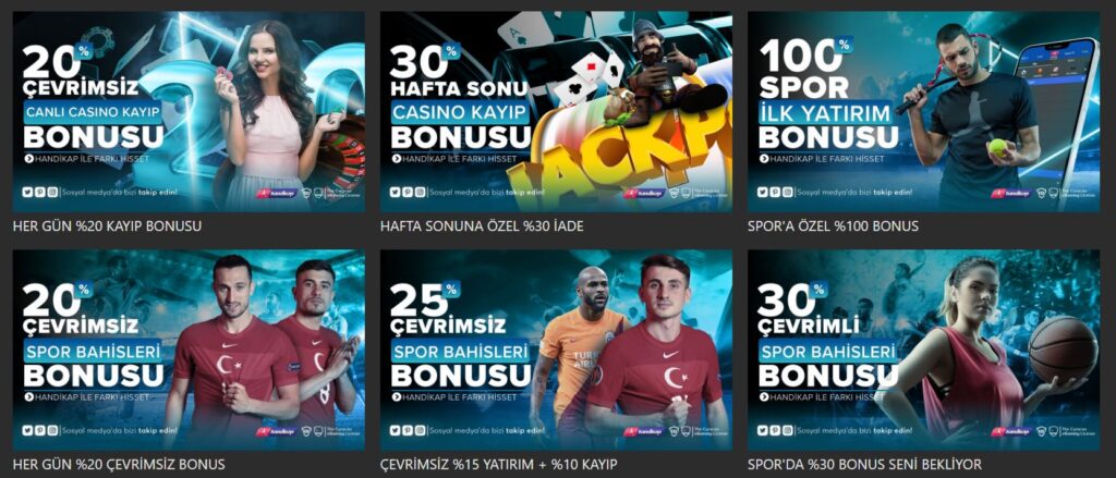 handikap yatırım bonusları